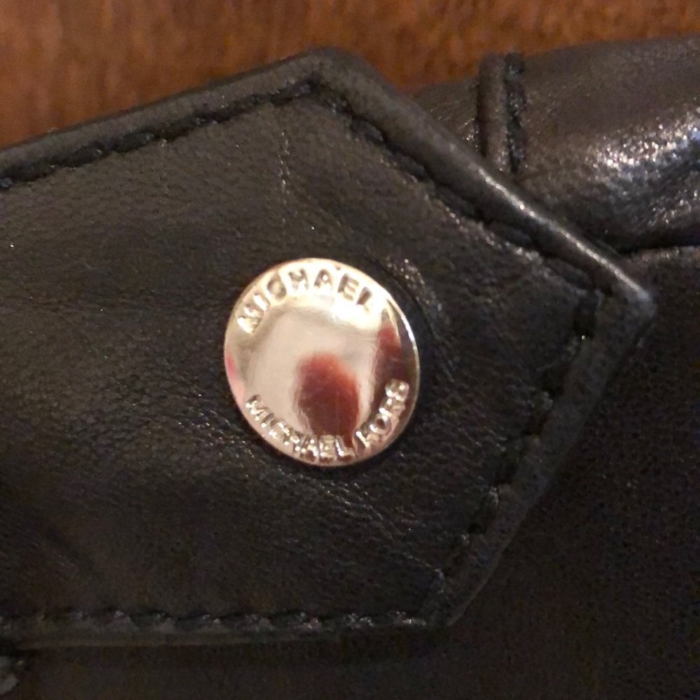 1 DAY SALE Gently used Michel Kors leather jacket - Picture 5 of 7
